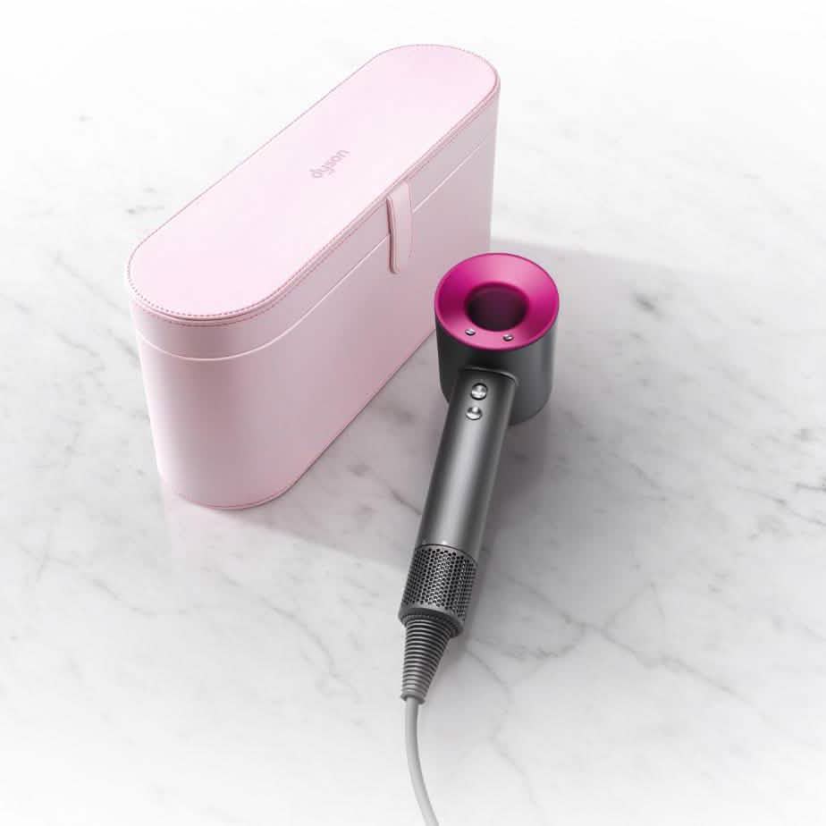 Dyson Supersonic Hair Dryer Original Leather Anti-Scratch Organizer Travel Gift Case (Refurbished) DailySale