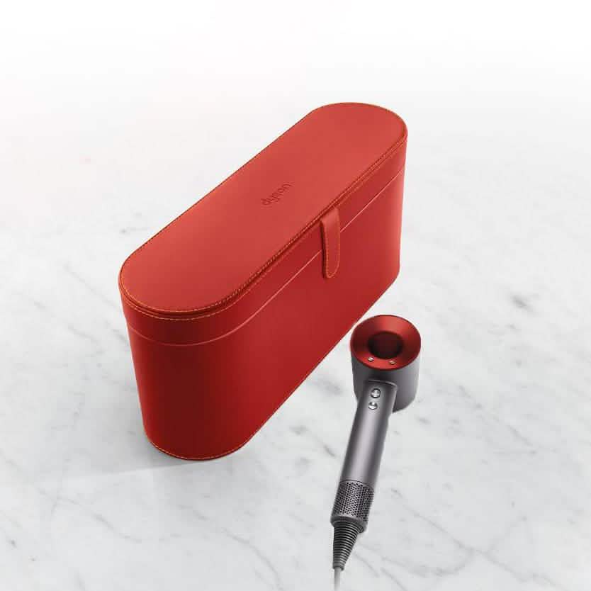 Dyson Supersonic Hair Dryer Original Leather Anti-Scratch Organizer Travel Gift Case (Refurbished) DailySale
