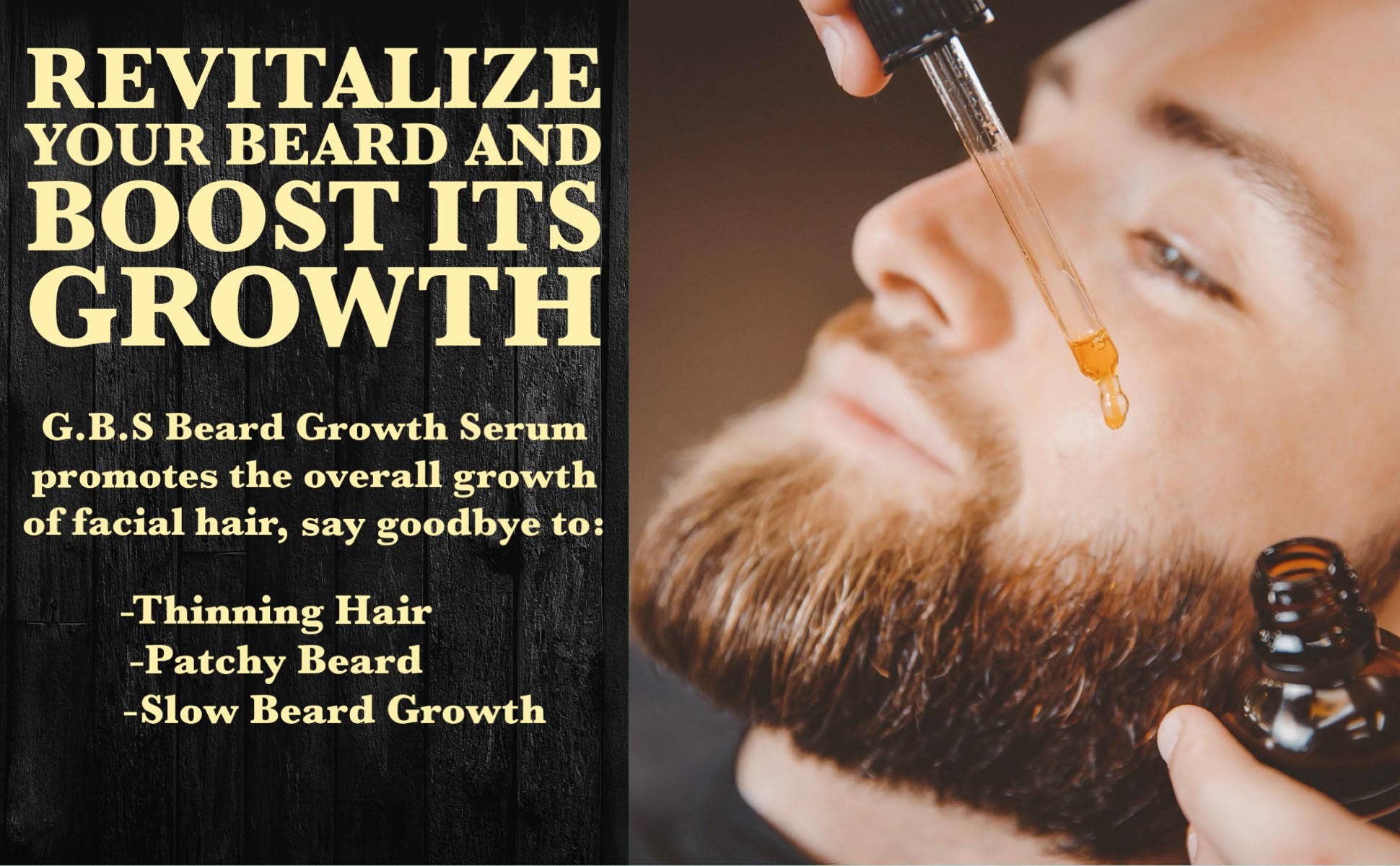 GBS Beard Growth Kit - Gents Fine Grooming Products The Grease Shop