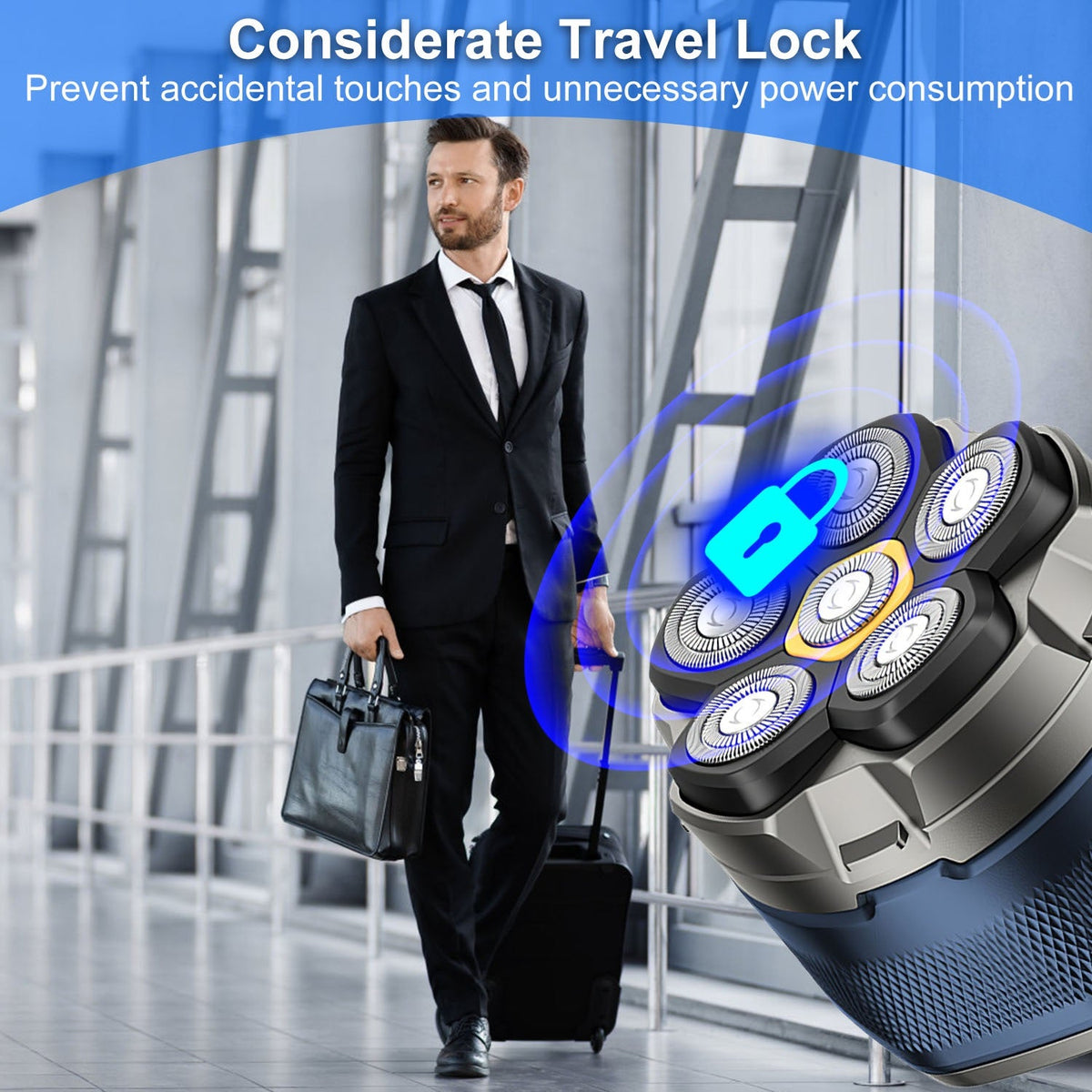Cordless Electric Head Shaver For Men Gamba Beauty