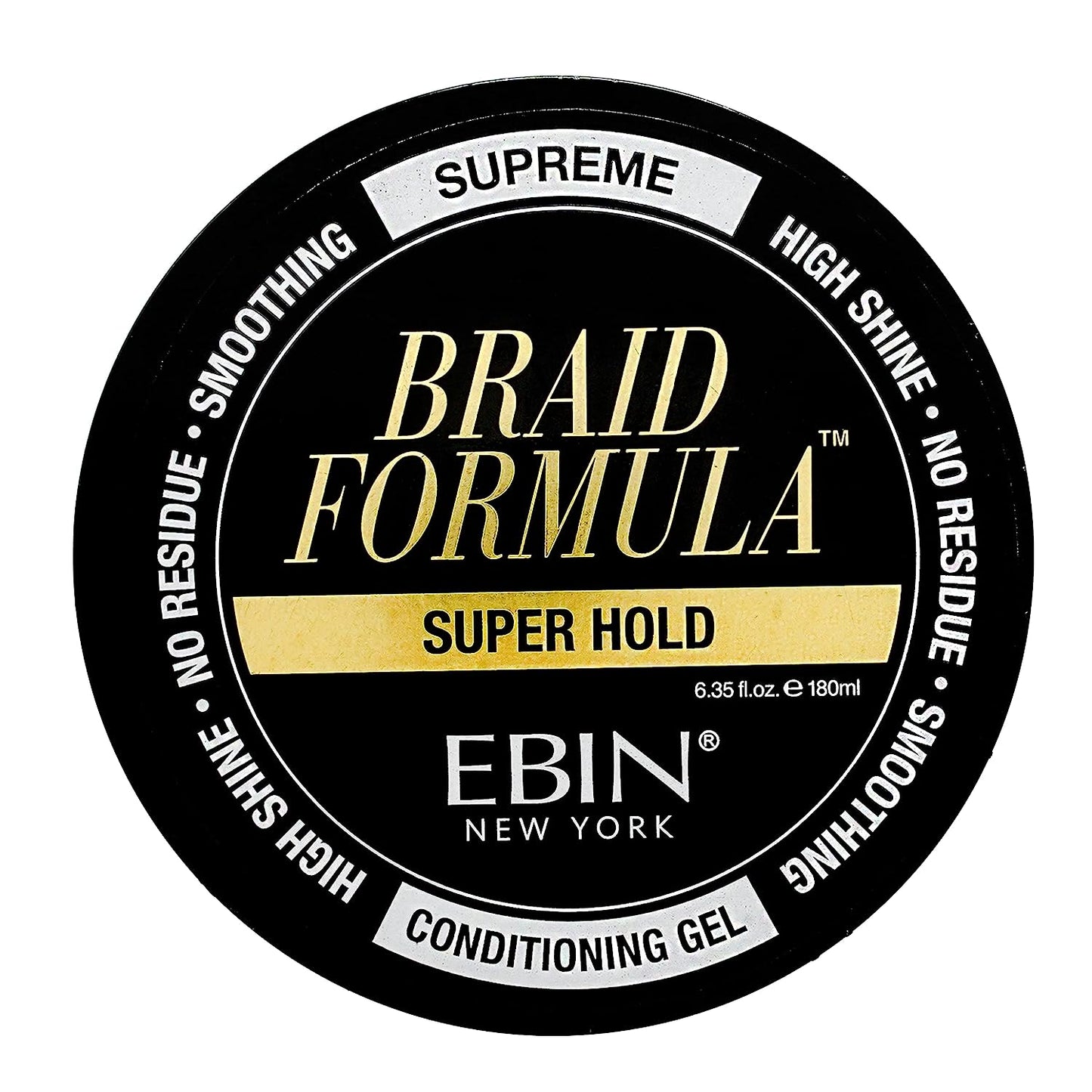 EBIN New York Braid Formula Conditioning Gel, Super Hold, 11 oz VIP Extensions