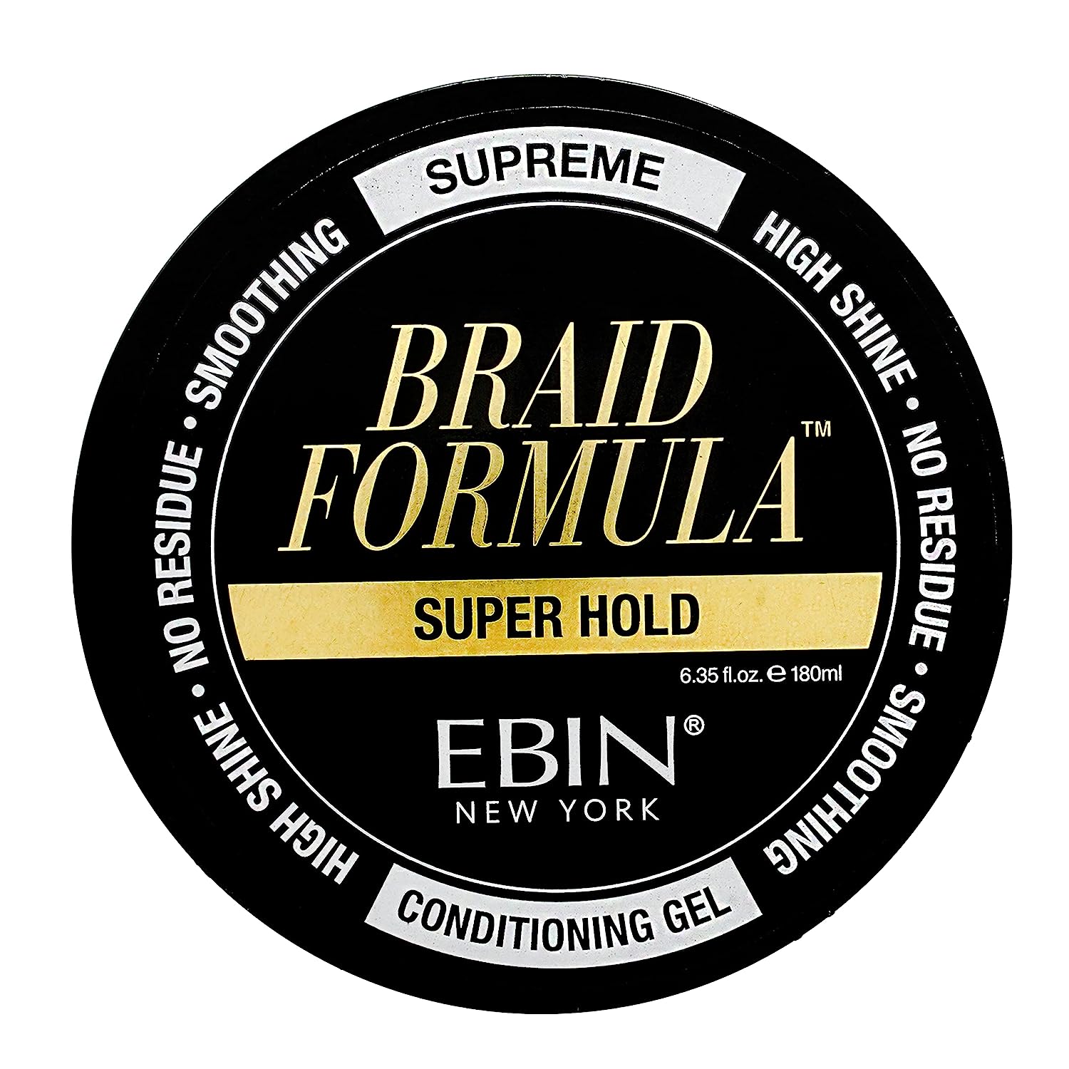 EBIN New York Braid Formula Conditioning Gel, Super Hold, 11 oz VIP Extensions