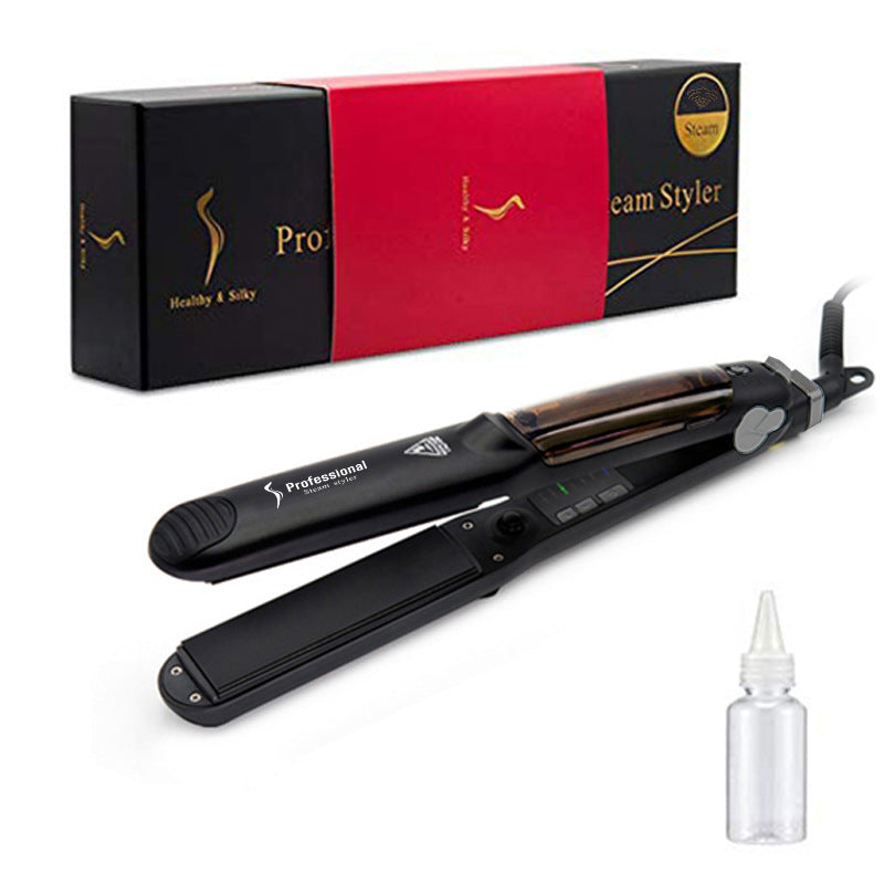 Steam Hair Straightener Spray Tourmaline Splint Does Not Hurt Hair Anion Hair Curler Hair Curler And Straightener Dual-use FLIPSTYLEZLLC