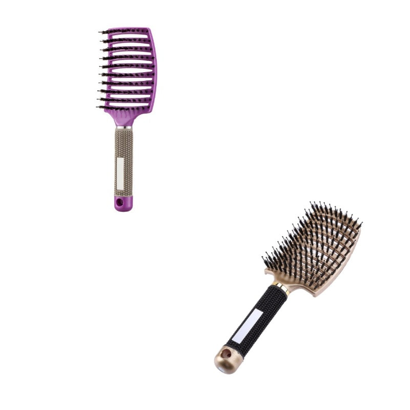 Hairbrush Anti Klit Brushy Haarborstel Women Detangler Hair Brush Bristle Nylon Scalp Massage  Teaser Hair Brush Comb Noventix