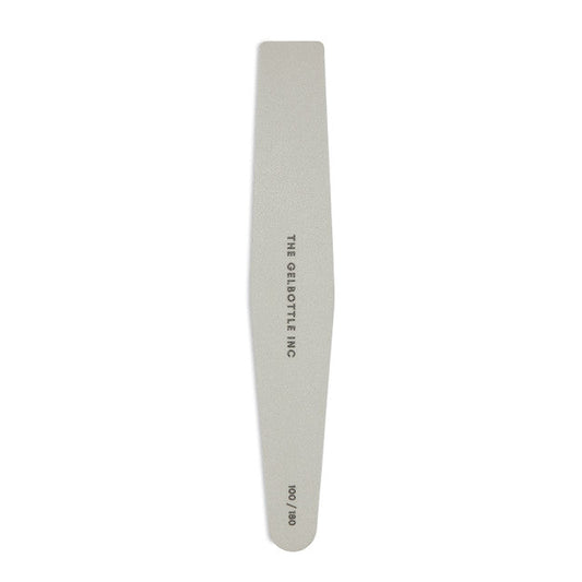 100/180 Grey Coffin Nail Buffer 5 Pack Lunali Nail Supply