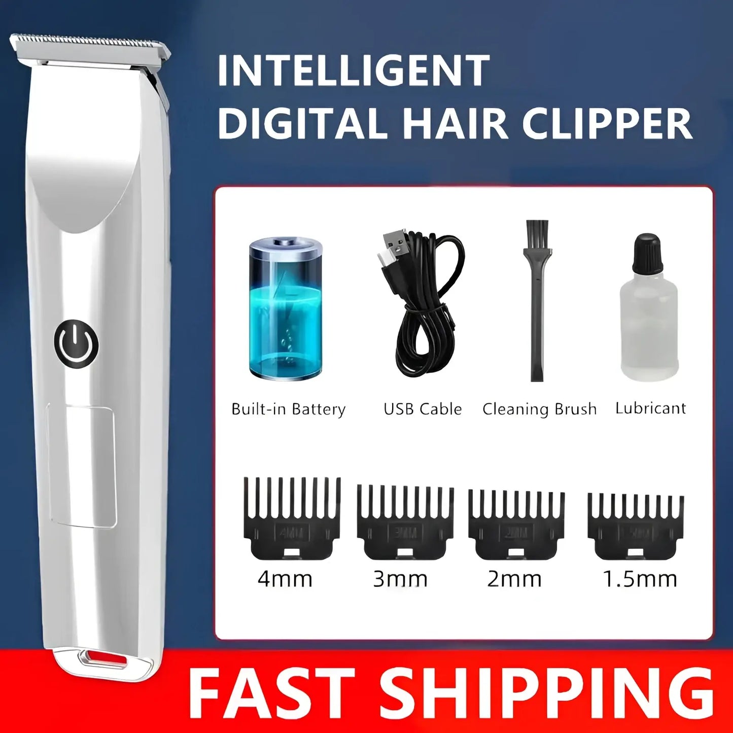 Electric Beard Shaver Rechargeable Usb Hair Trimmer ARBA Global