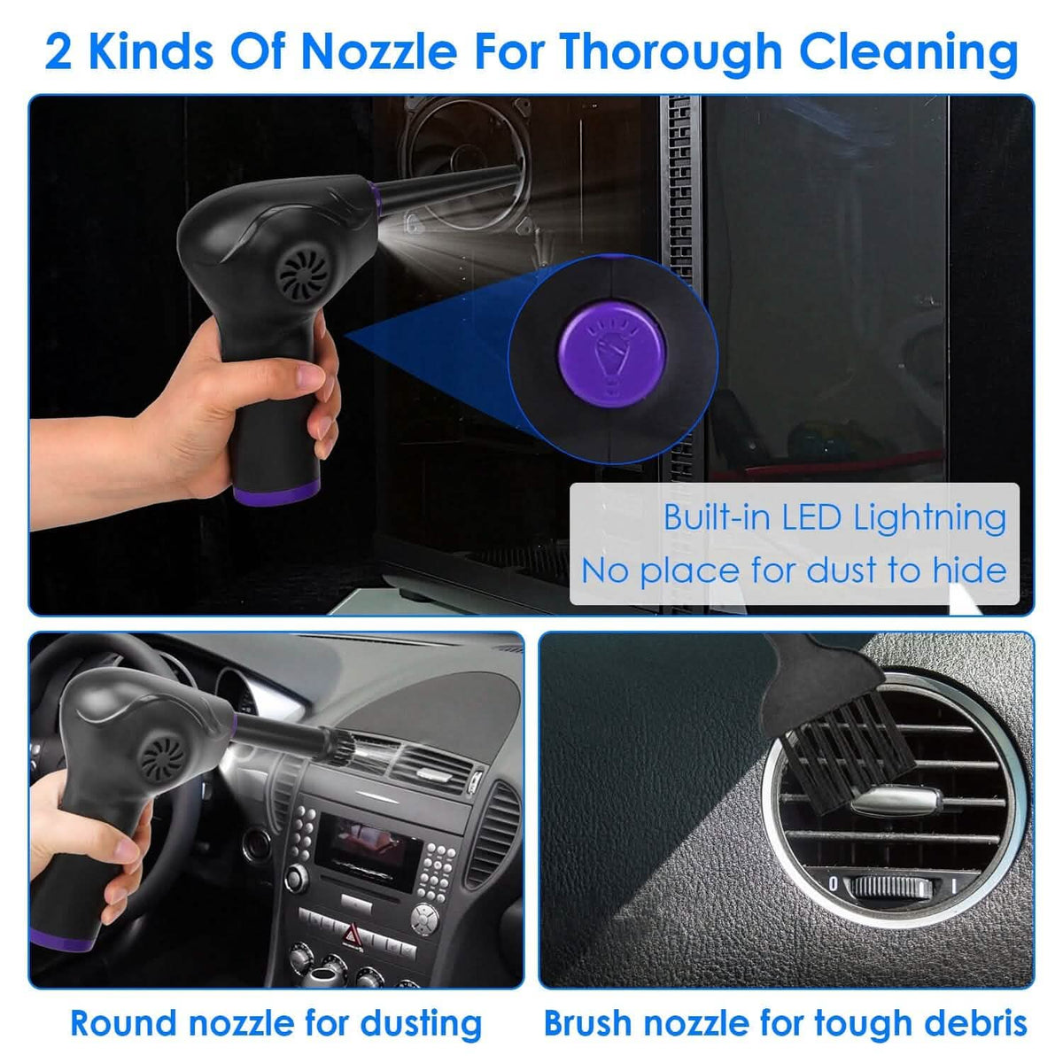 Electric Cordless Air Duster Blower Compressed Air Duster DailySale