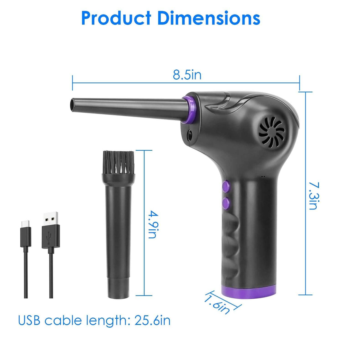 Electric Cordless Air Duster Blower Compressed Air Duster DailySale