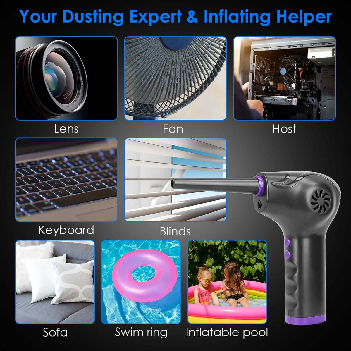 Electric Cordless Air Duster Blower Compressed Air Duster DailySale