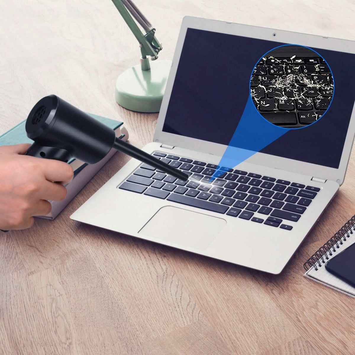 Electric Cordless Air Duster Blower for Computer Keyboard DailySale