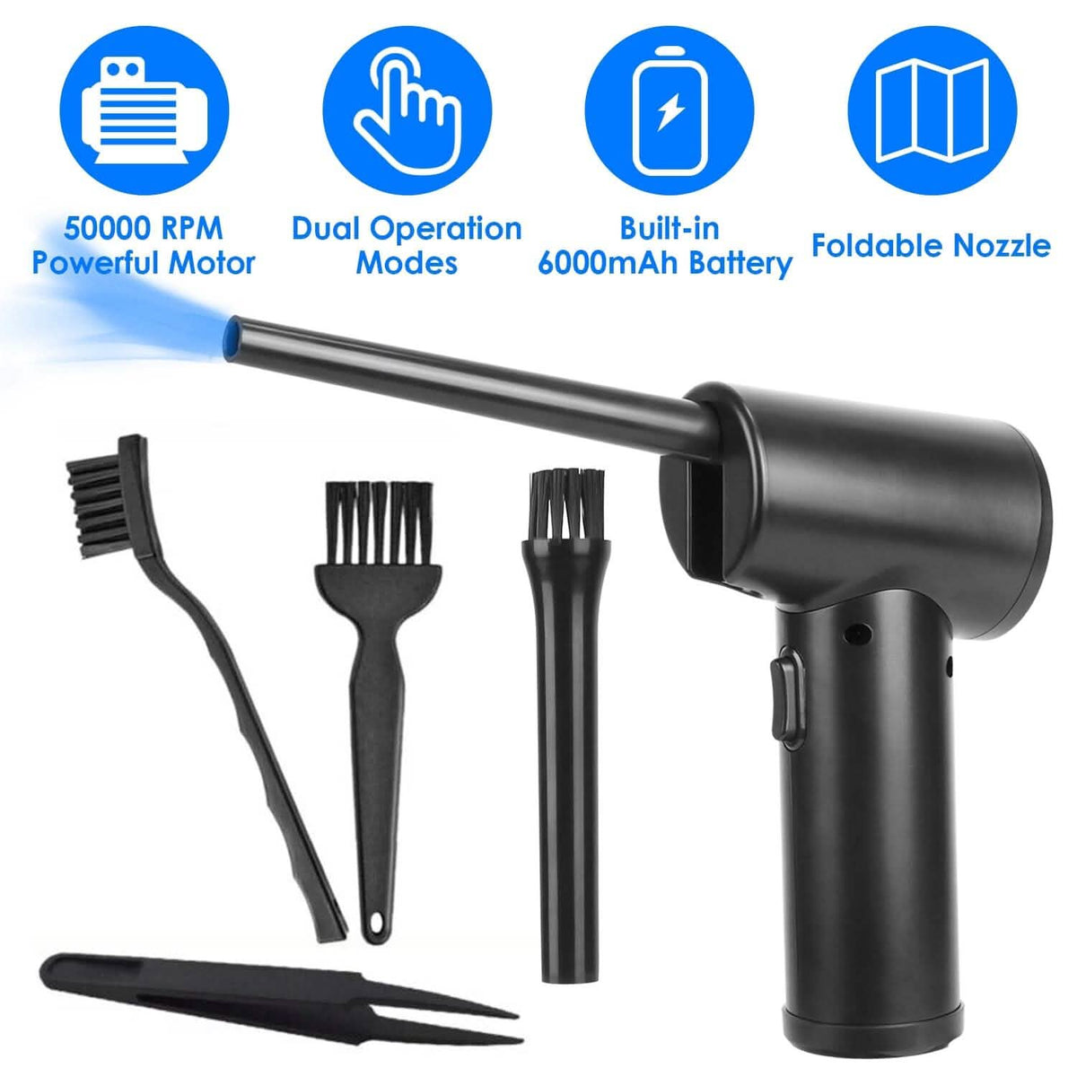 Electric Cordless Air Duster Blower for Computer Keyboard DailySale