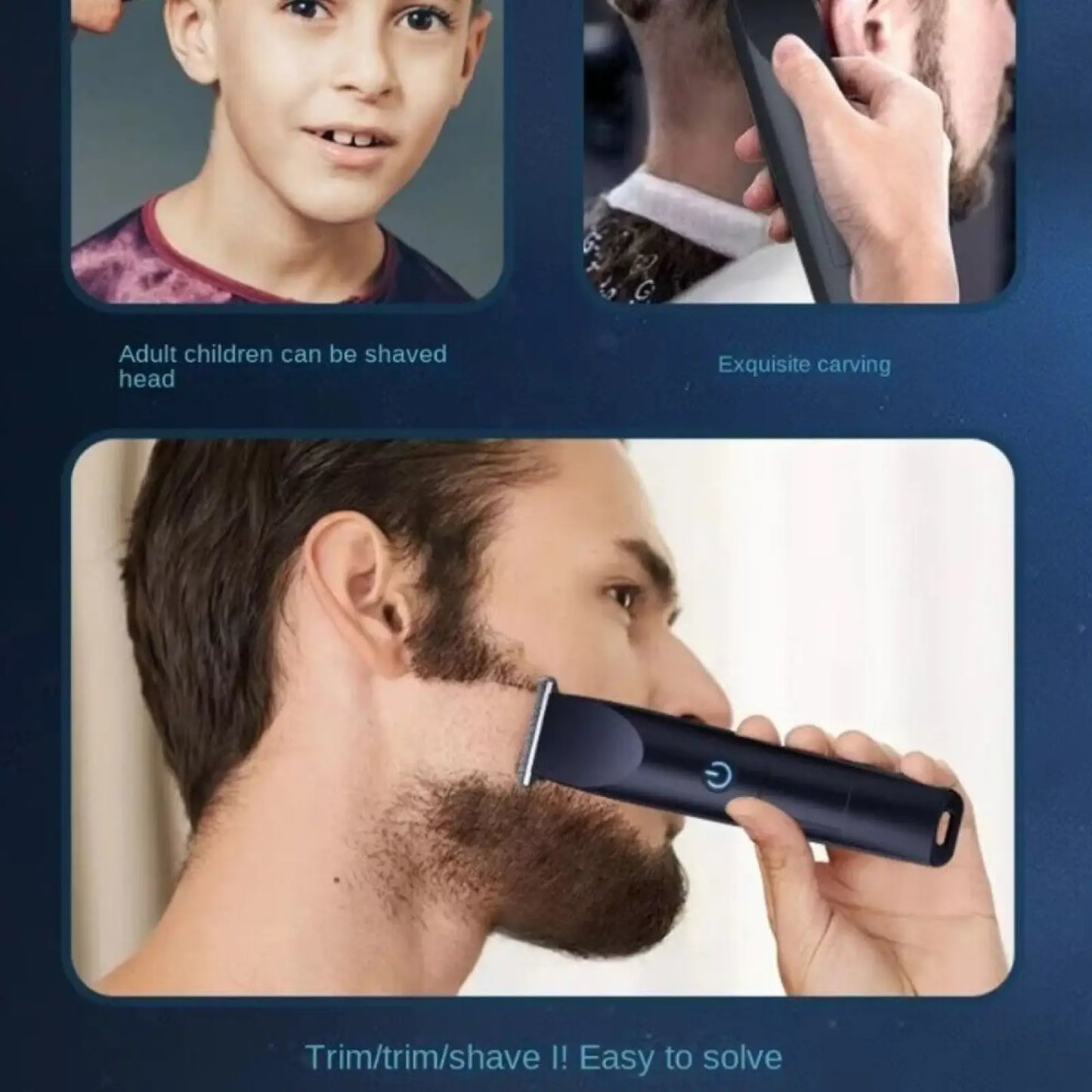 Electric Hair Clippers Cordless Beard Trimmer Set ARBA Global