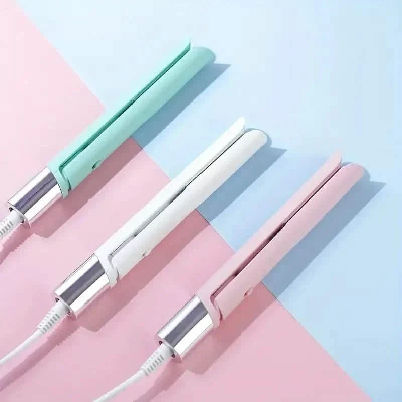 Electric Hair Straightener and Curler with Ceramic Plates EasyOptionXY