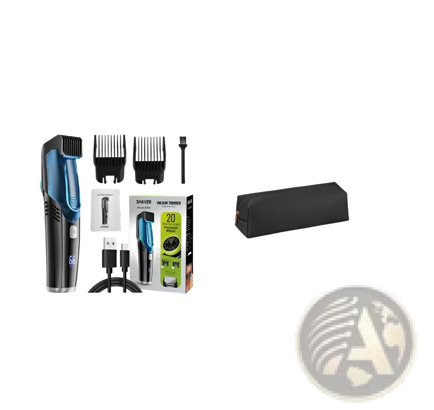 Electric Hair Trimmer with Vacuum and Digital Display ARBA Global