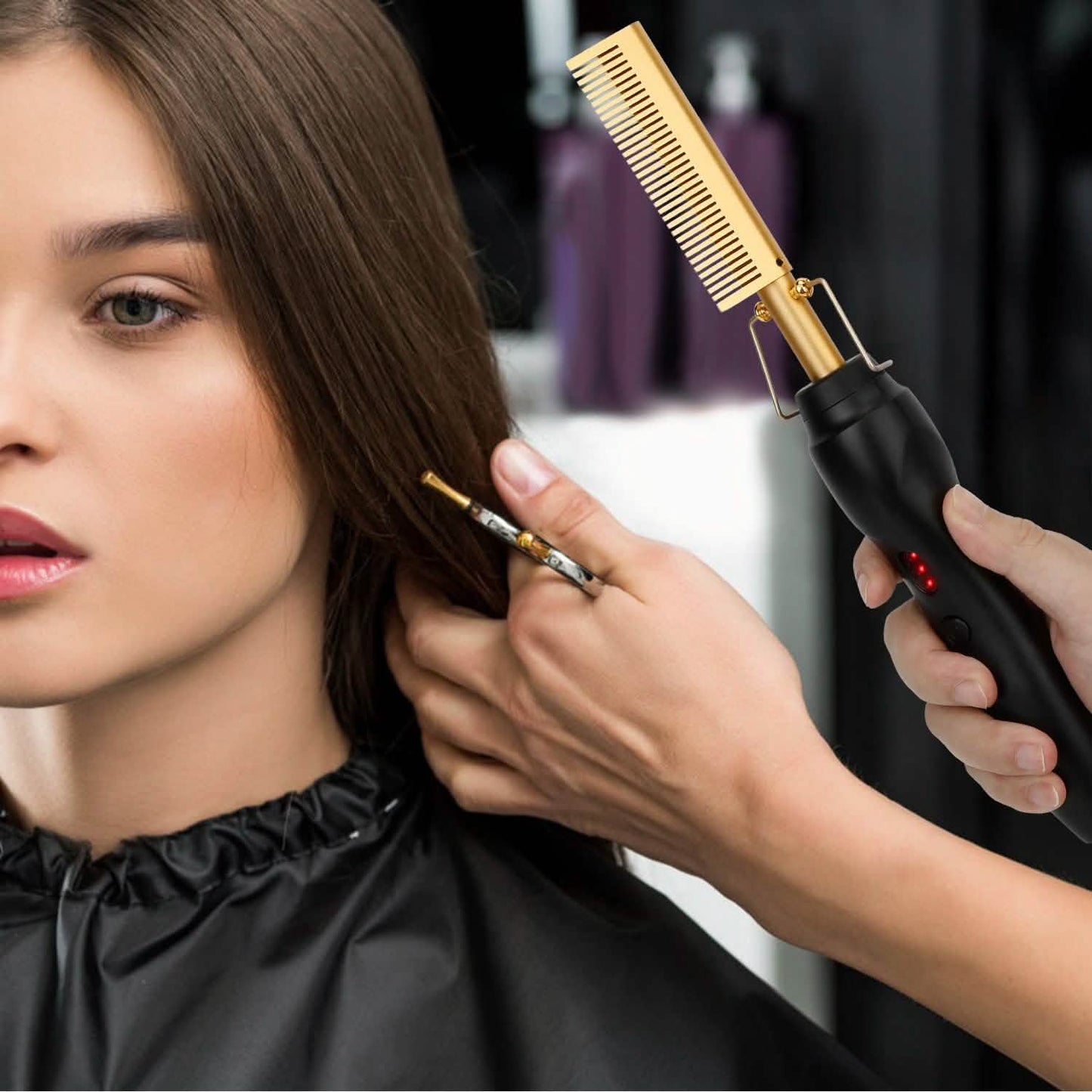 Electric Heating Hair Comb DailySale