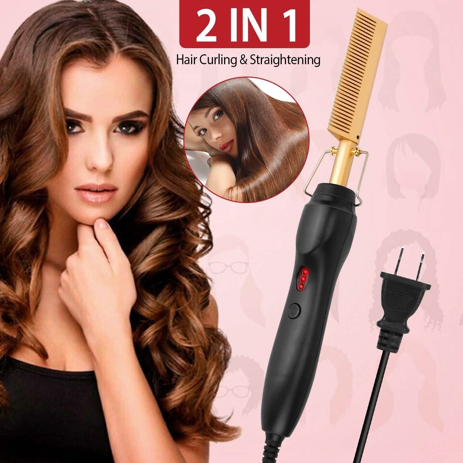 Electric Heating Hair Comb DailySale