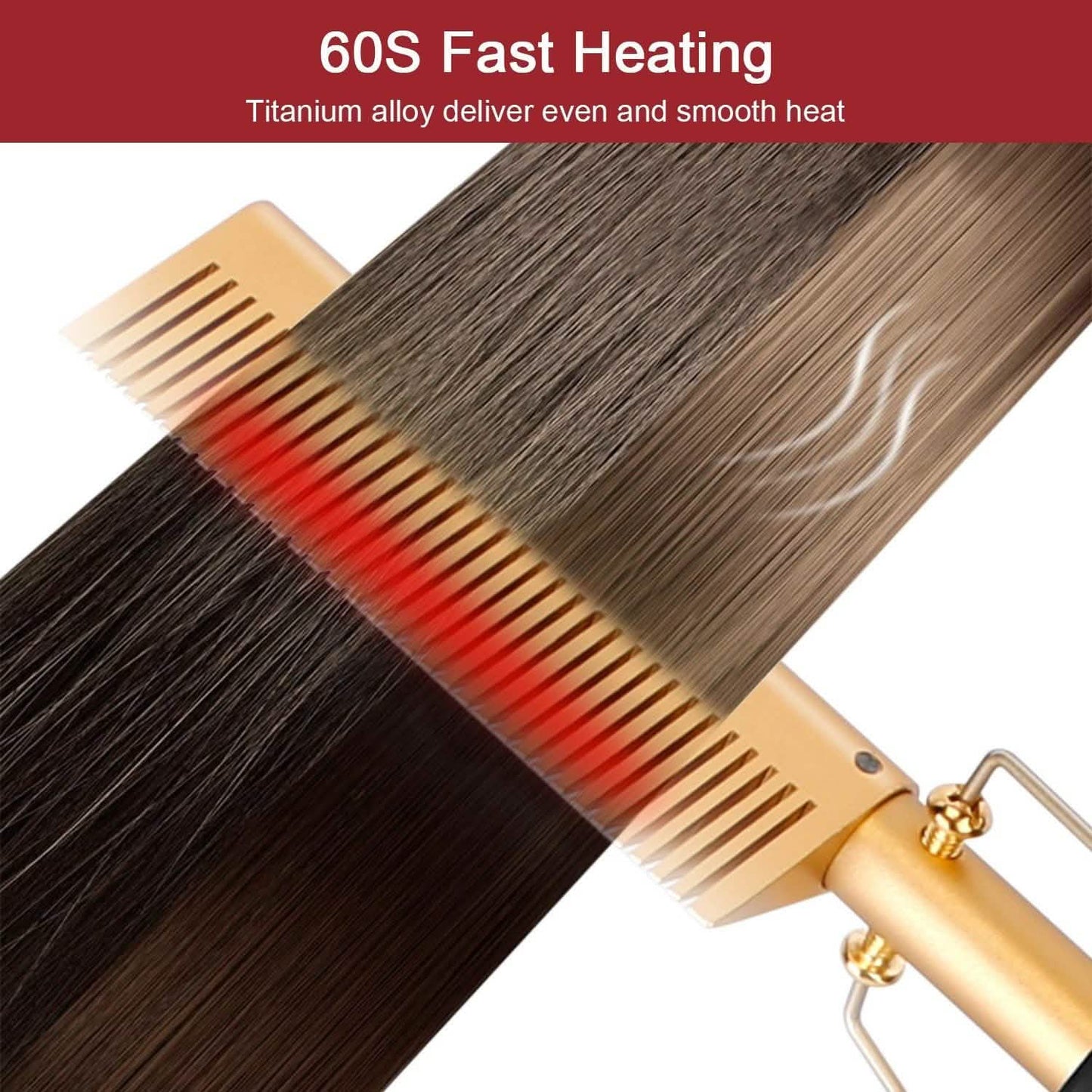 Electric Heating Hair Comb DailySale