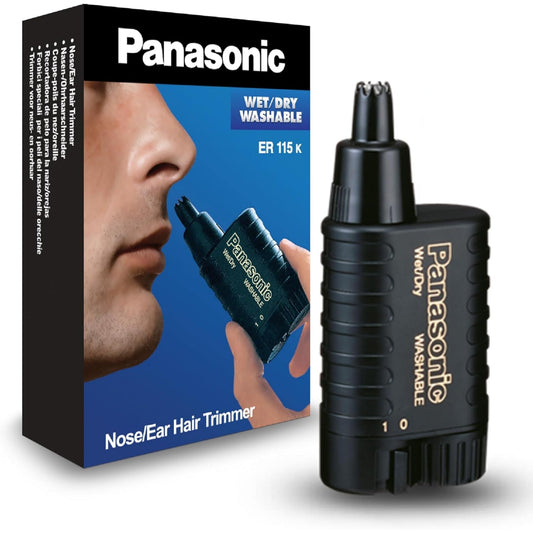 Panasonic ER115 Nose and Ear Hair Trimmer - Wet Dry Rotary Grooming Tool - ER-115-MI Balec Group