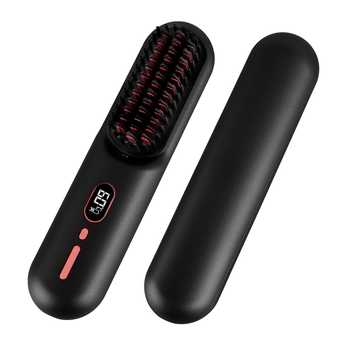 Cordless Hair Straightener Brush Gamba Beauty