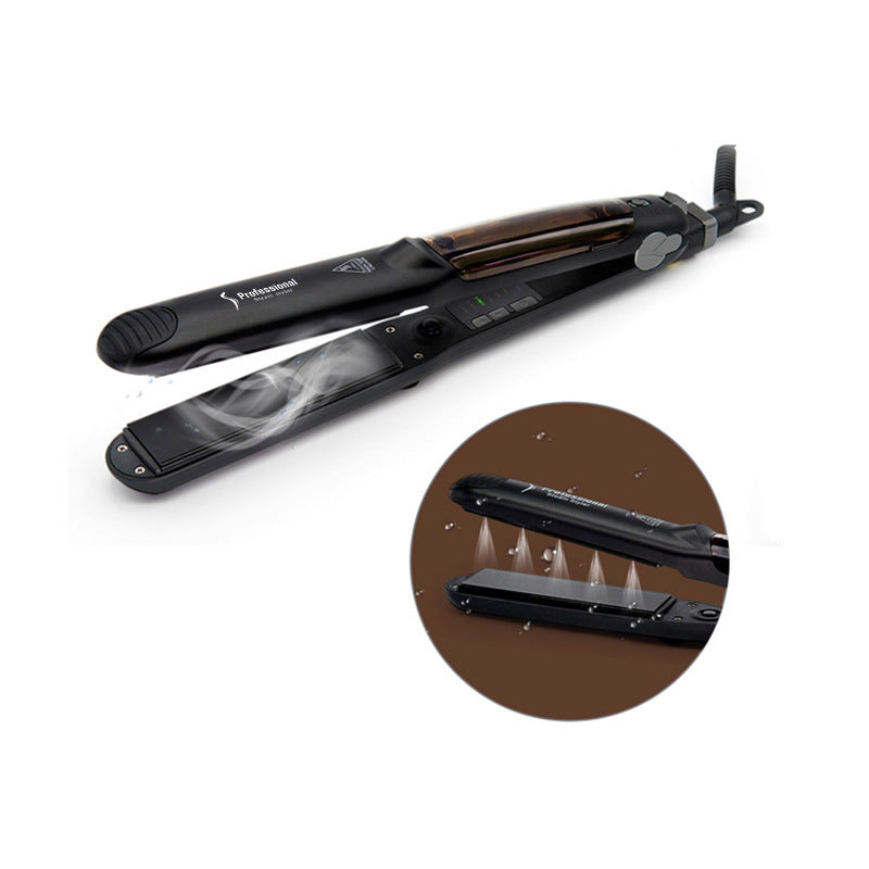 Steam Hair Straightener Spray Tourmaline Splint Does Not Hurt Hair Anion Hair Curler Hair Curler And Straightener Dual-use FLIPSTYLEZLLC
