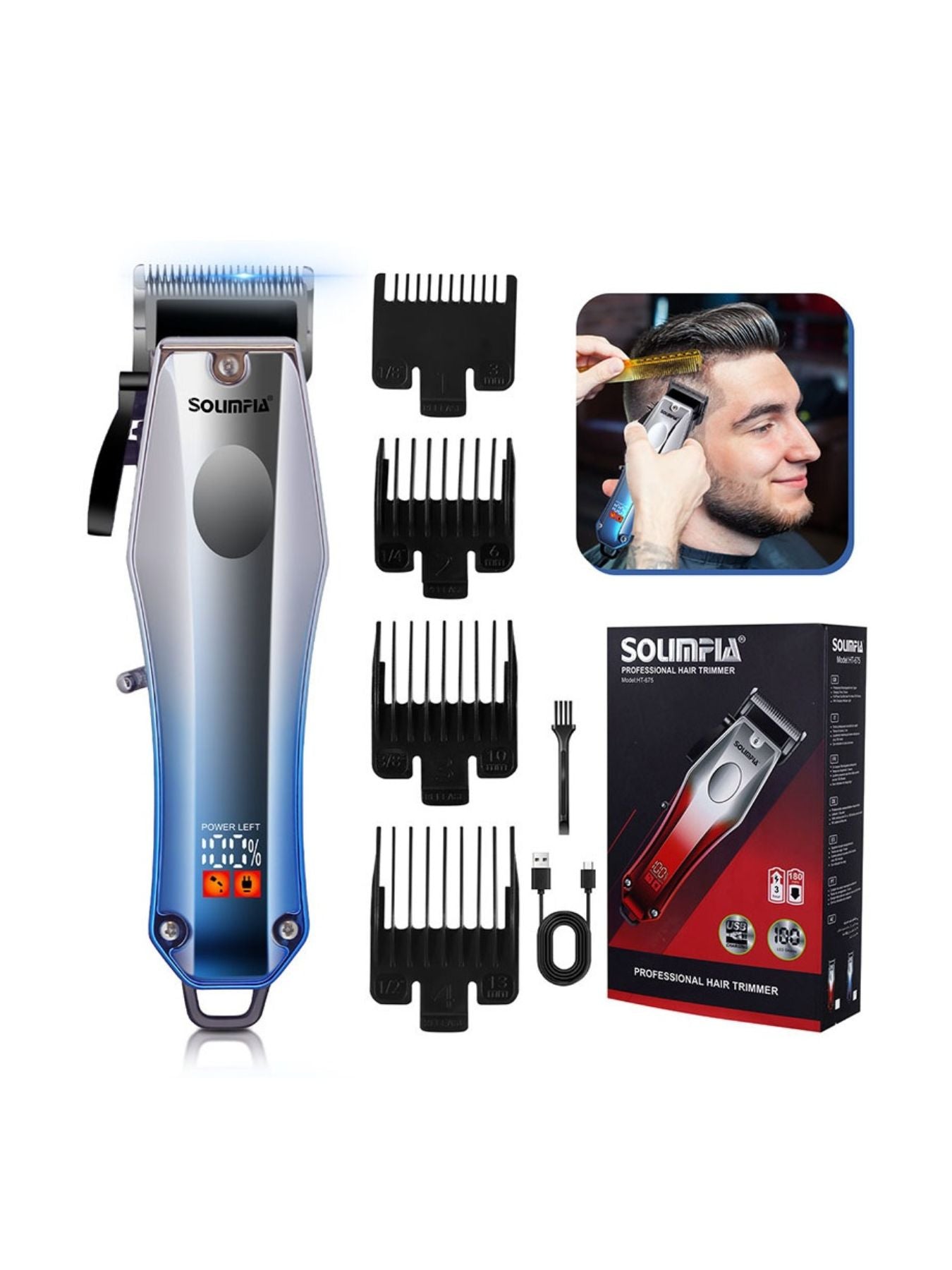 Electric Hair Clipper Unique Oils