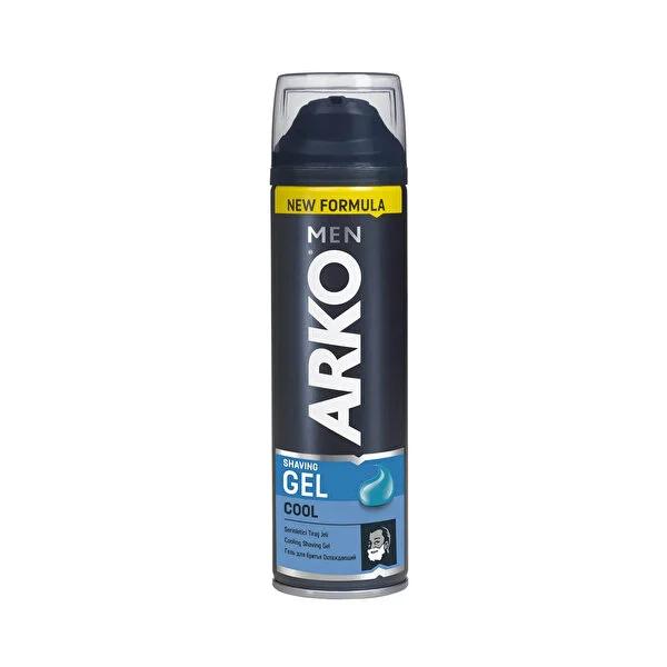 Arko Men Cooling Shaving Gel for Sensitive Skin - 200ml, Smooth Shave, Reduced Irritation Beauty Care Bag