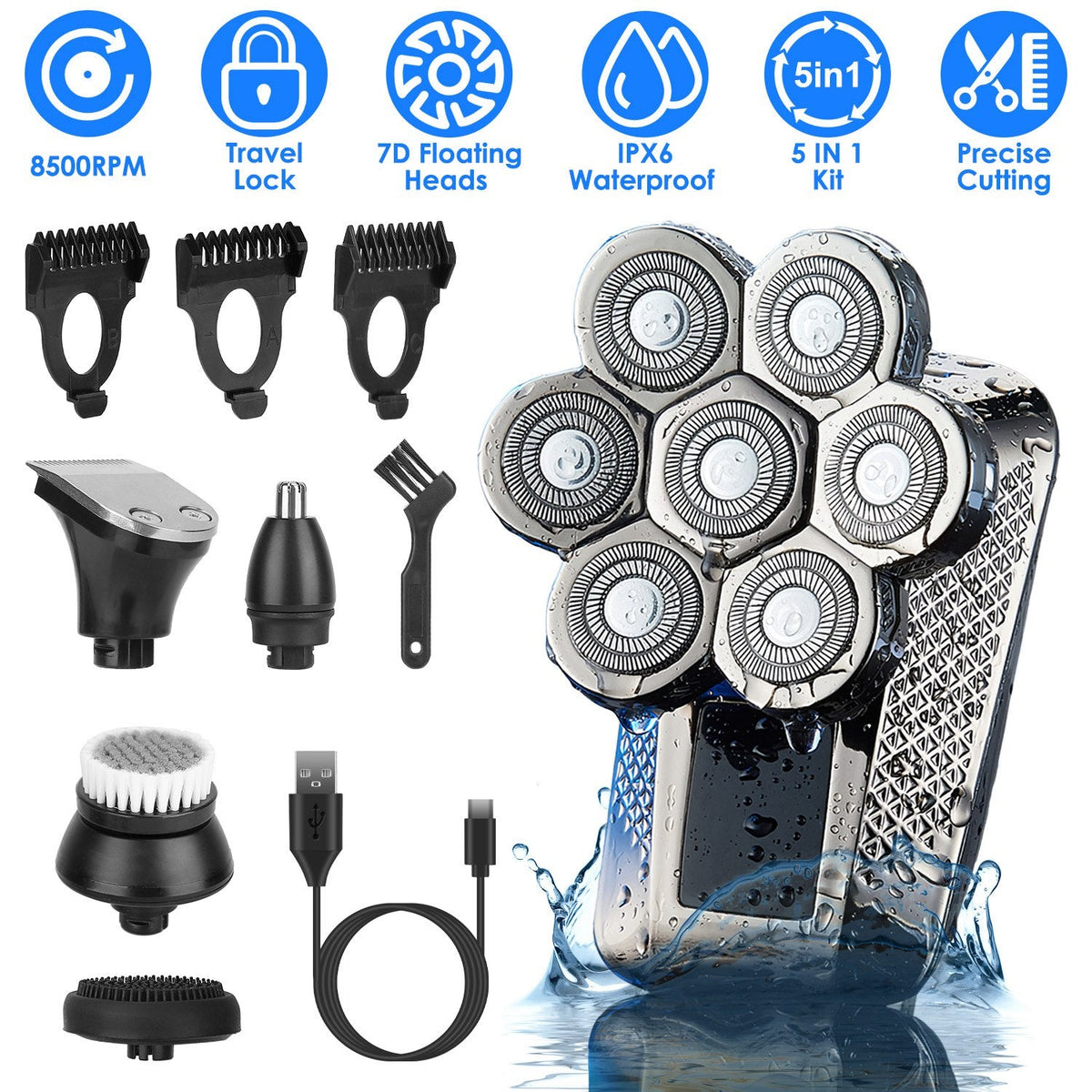 Head Shavers for Bald Men Gamba Beauty