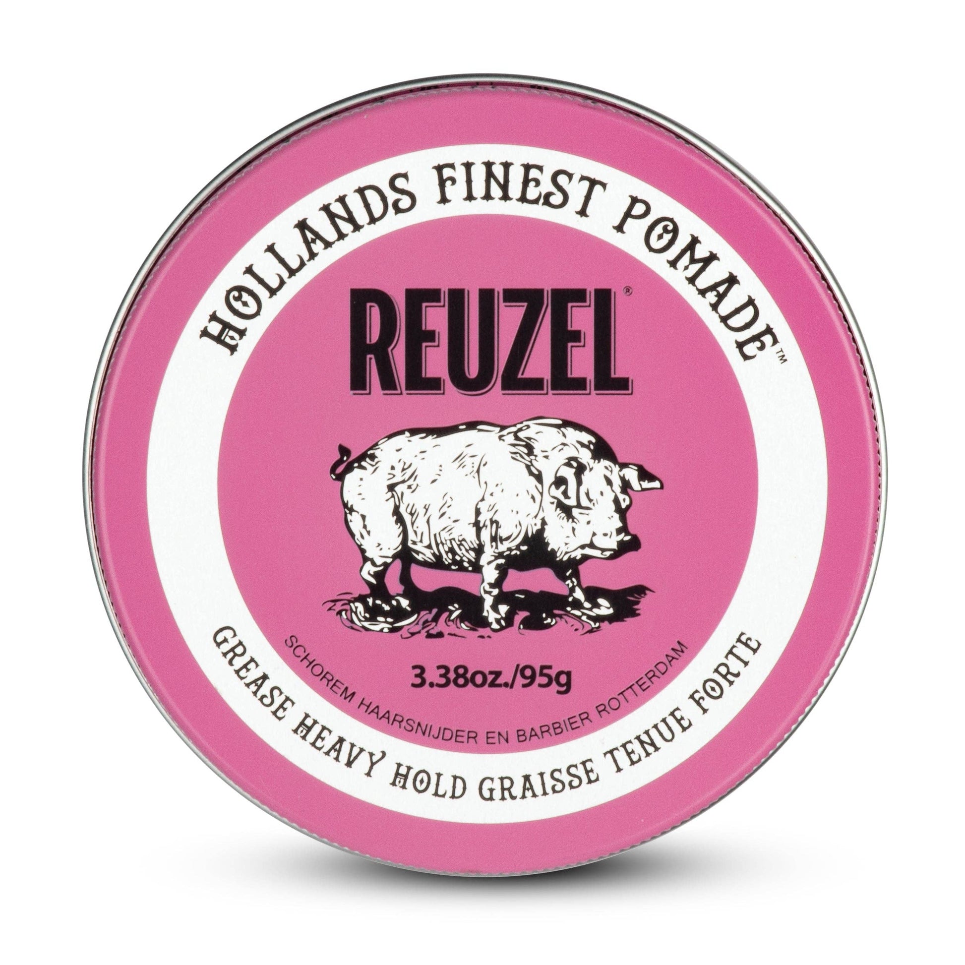 Reuzel Pink Pomade Grease Oil Based Medium Shine Strong Hold The Grease Shop