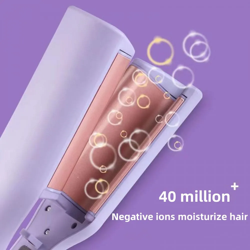 Hair Curling Iron 32mm Deep Wave Hair Curler 4 Temperature Adjustable Fast Heating Crimping Iron Styler Wand For All Hair Style Elyvora LLC
