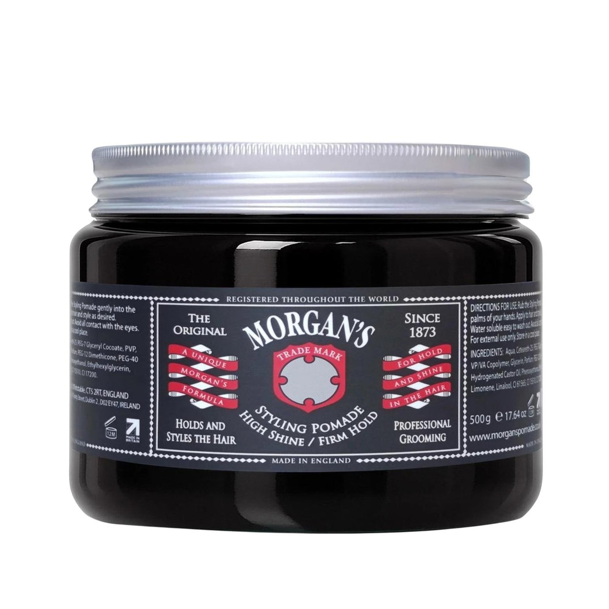 Morgan's Pomade High Shine Firm Hold Hair Pomade 500g Beauty Care Bag