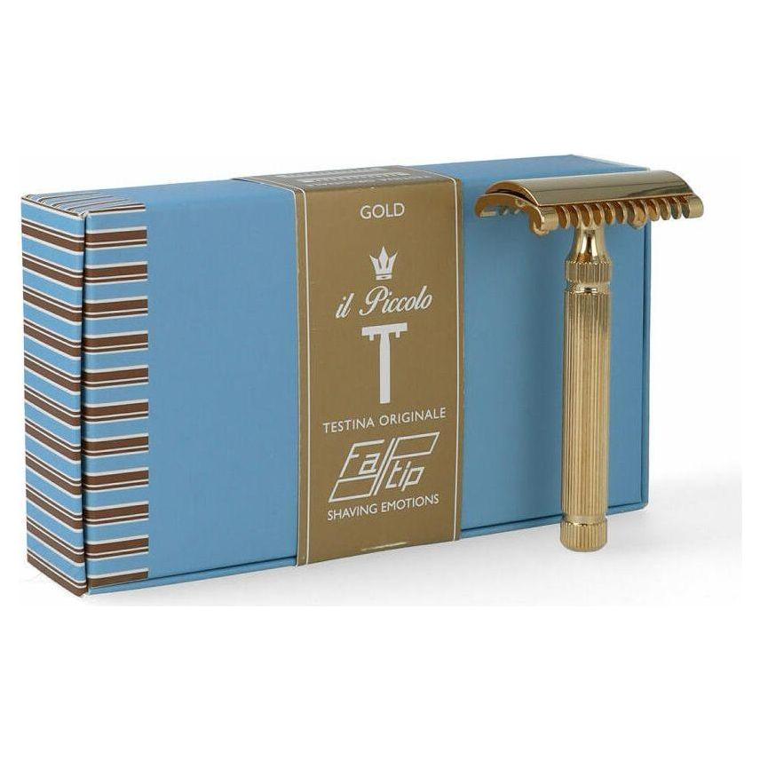 Fatip Double Edge Safety Razor Open Comb Gold Piccolo Pasteur Pharmacy
