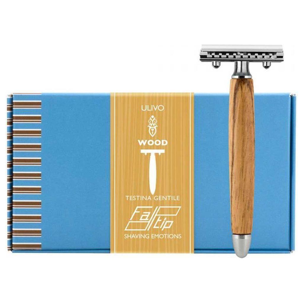 Fatip Double Edge Safety Razor Wood Ulivo Pc Pasteur Pharmacy