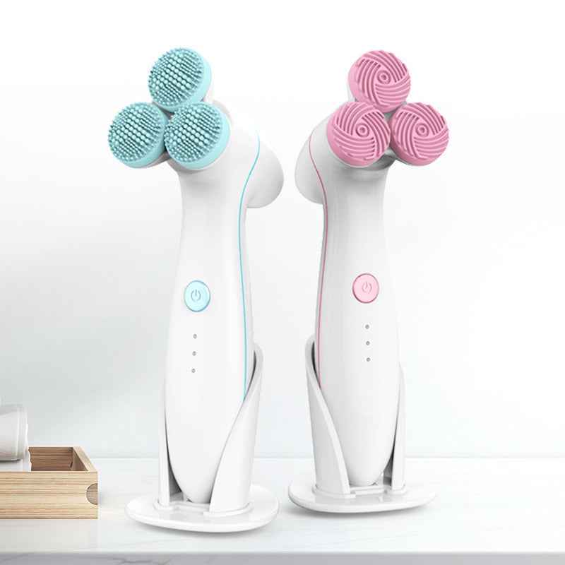 3D Smart Massage Cleanser Electric Cleanser Electric Silicone Facial Cleanser FLIPSTYLEZLLC
