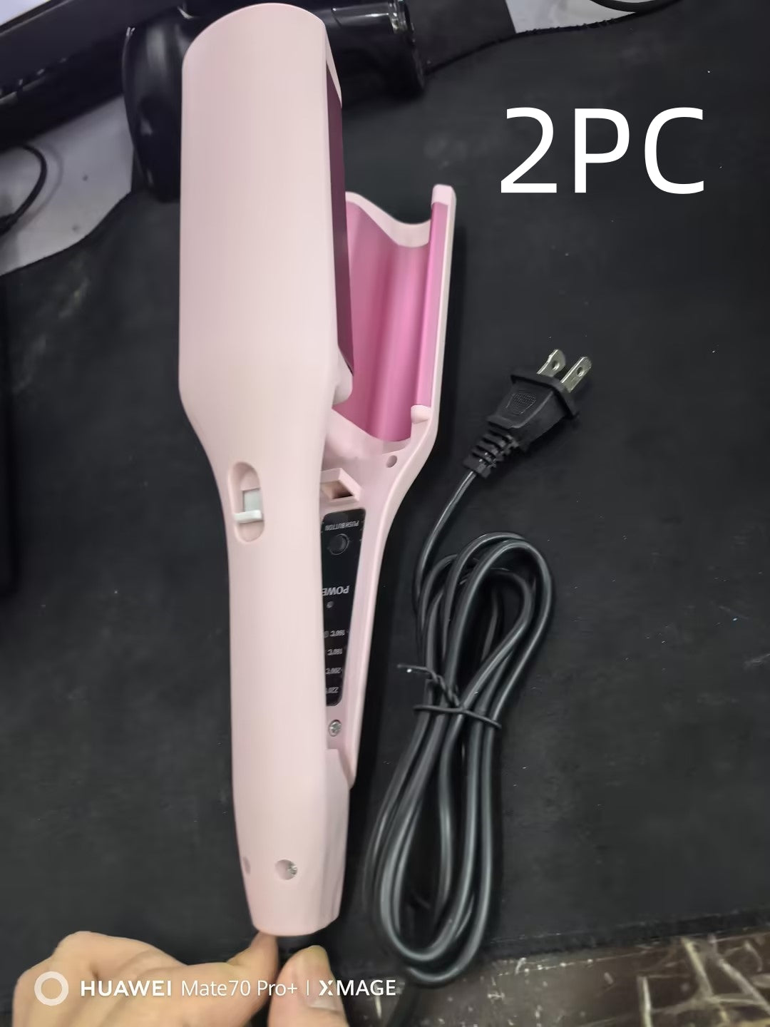 Hair Curling Iron 32mm Deep Wave Hair Curler 4 Temperature Adjustable Fast Heating Crimping Iron Styler Wand For All Hair Style Elyvora LLC