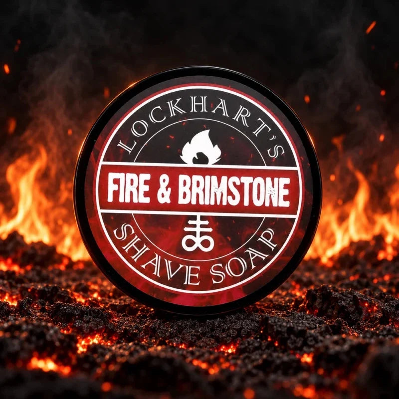 Fire and Brimstone Shave Soap Lockhart's Authentic