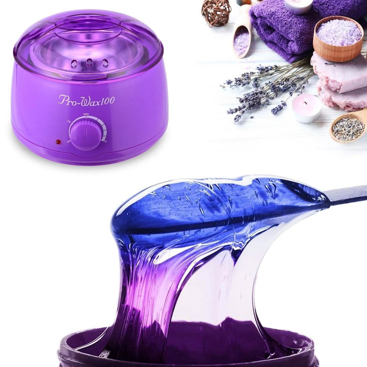 Fitnate Hair Removal Hot Wax Warmer Set DailySale