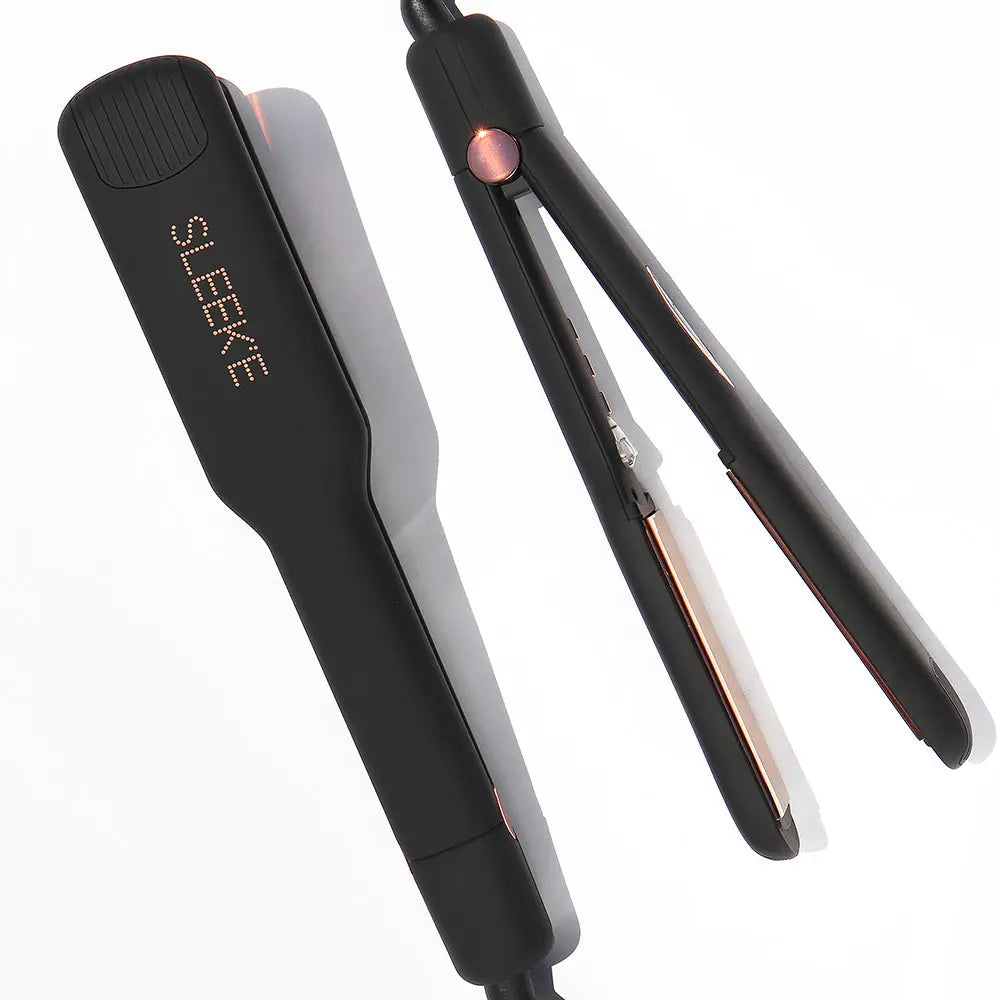 2" Titanium Flat Iron Black SLEEK'E HAIR