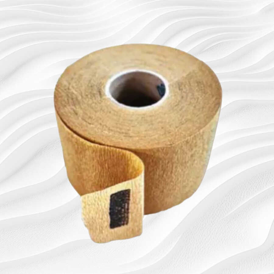 More For You Kraft Barber Neck Strips Brown Water Resistant 1 Unit Beauty Care Bag