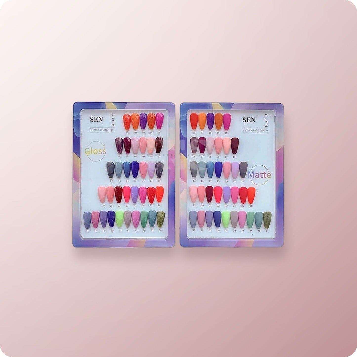 SEN PURE Mood 36 Gel Collection (Free Top-Base-Matte) iNAIL SUPPLY
