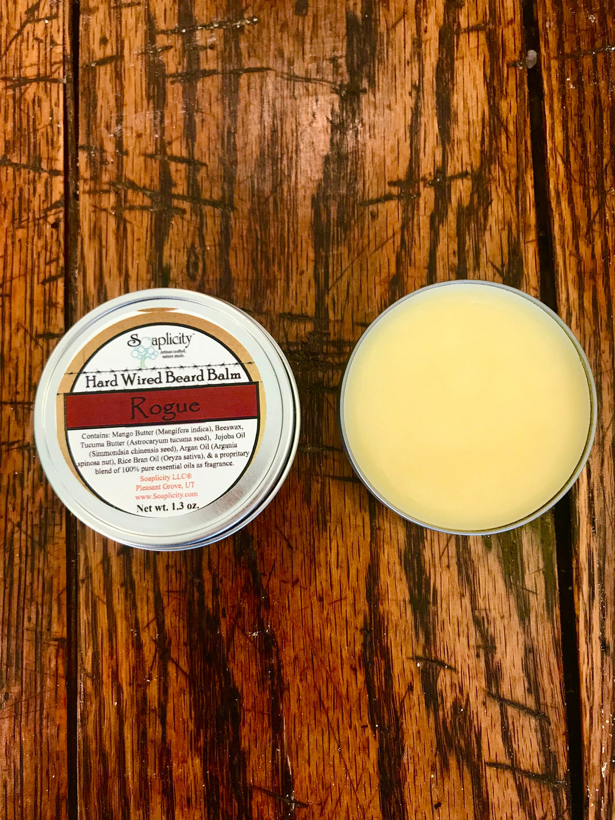 Rogue Hard Wired Beard Balm Soaplicity