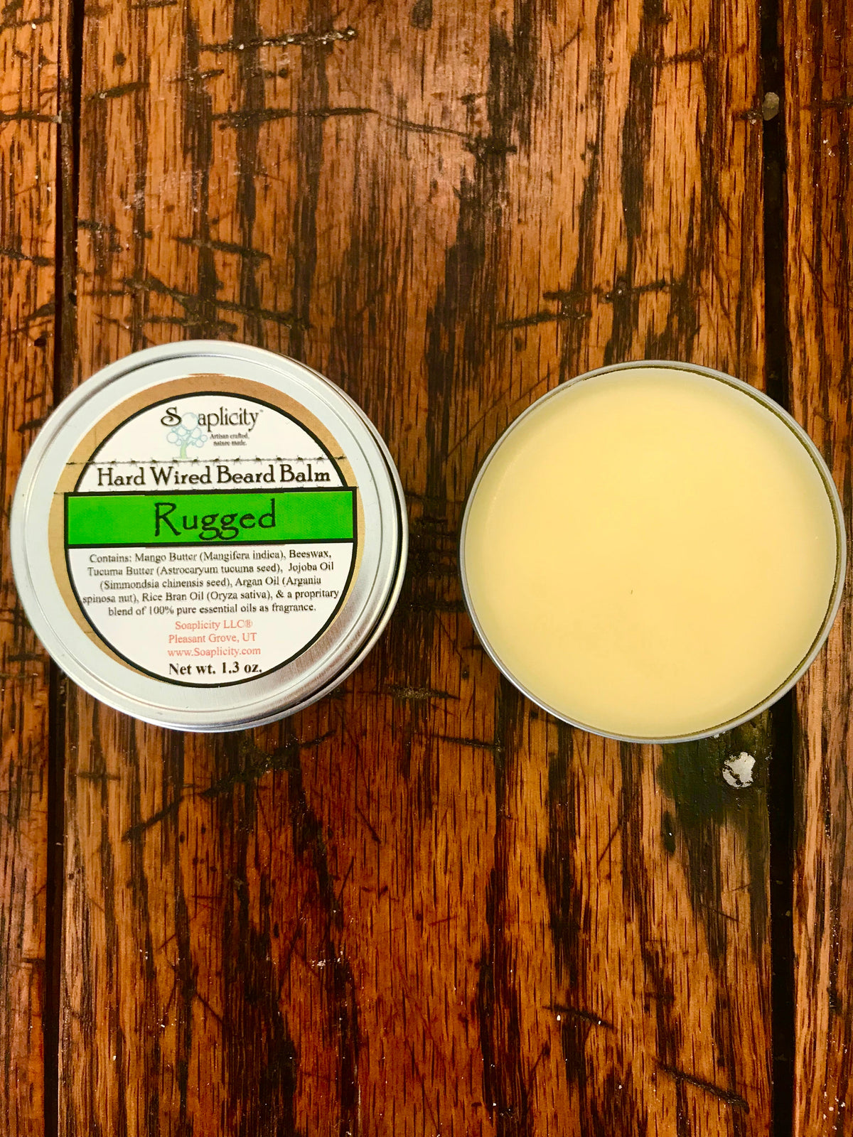 Rugged Hard Wired Beard Balm Soaplicity