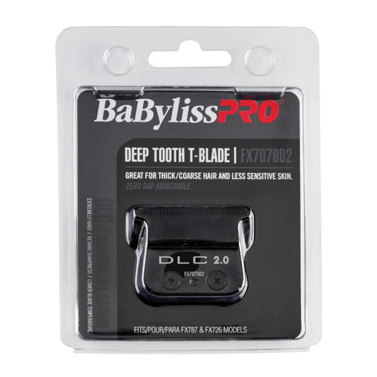 BaBylissPRO DLC 2.0 Deep-Tooth T-Blade Replacement Trimmer Blade - FX707BD2 Balec Group