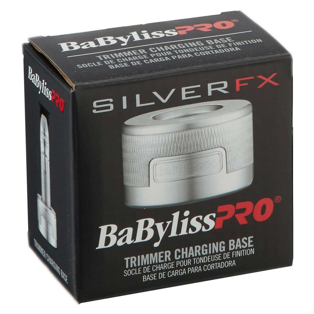 Metal Collection Trimmer Charging Base - Silver My Beauty Site Pro
