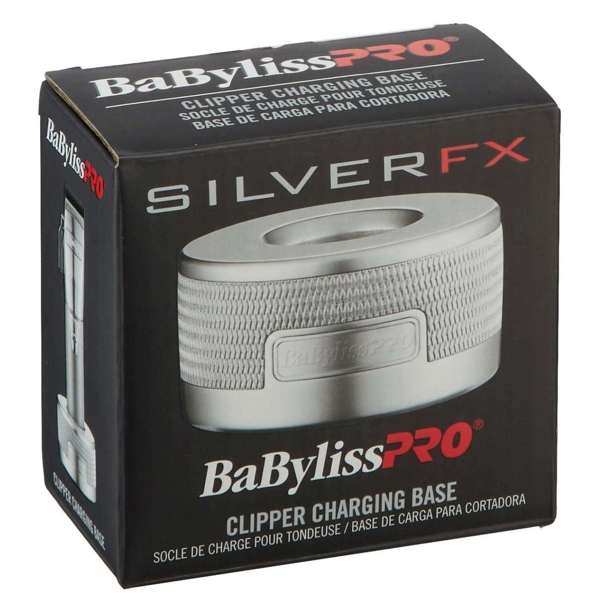 Metal Collection Clipper Charging Base - Silver My Beauty Site Pro