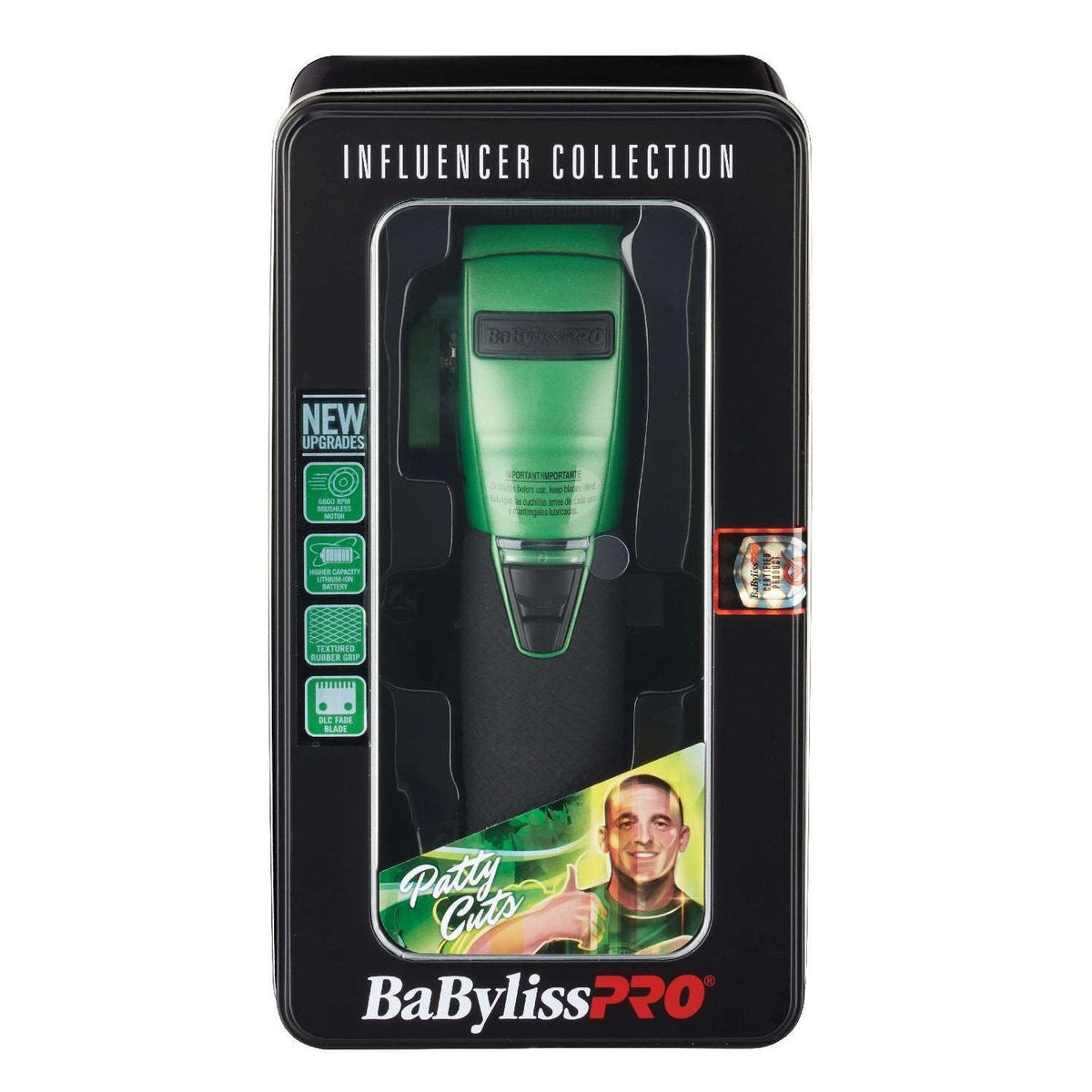 Babyliss4Barbers Limited Edition Influencer Clipper Green My Beauty Site Pro