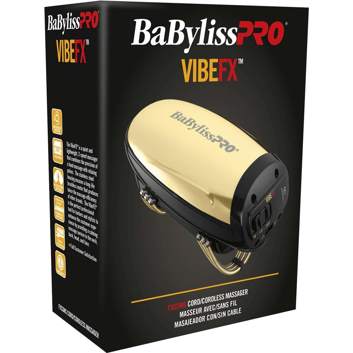 Babylisspro Vibefx Cordcordless Massager My Beauty Site Pro