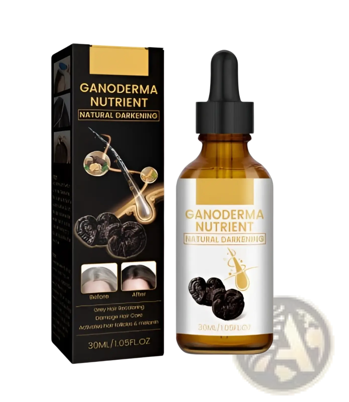 Ganoderma Hair Darkening Lotion Nutrient Treatment 30ml ARBA Global