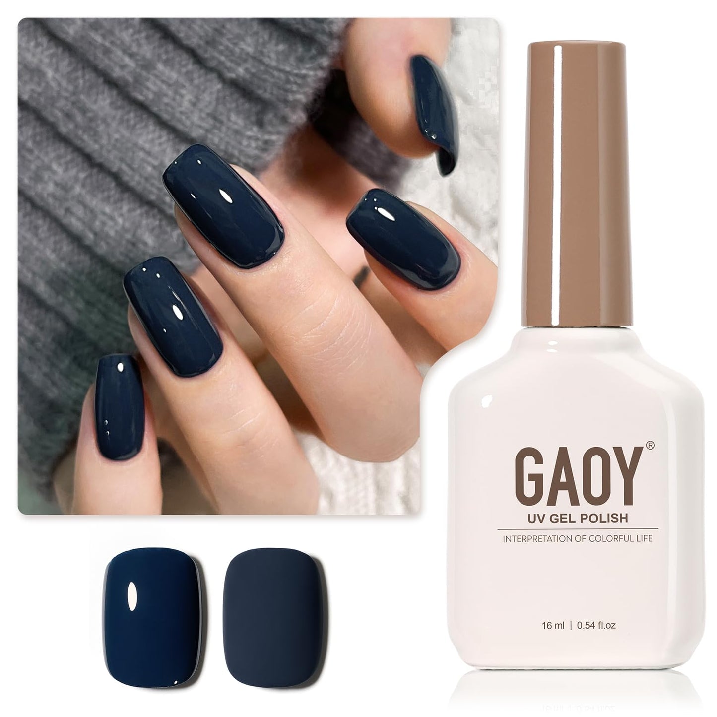GAOY Sheer Light Pink Gel Nail Polish, 16ml Jelly Milky White Peach Translucent Color 1352 UV Light Cure Gel Polish for Nail Art DIY Manicure and Pedicure at Home