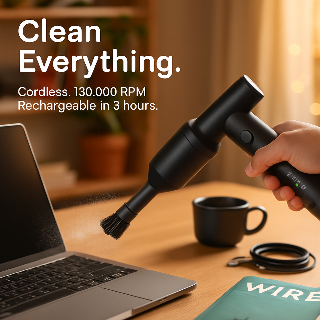 Cordless Air Duster Vacuum, Brushless Motor LJGDeals
