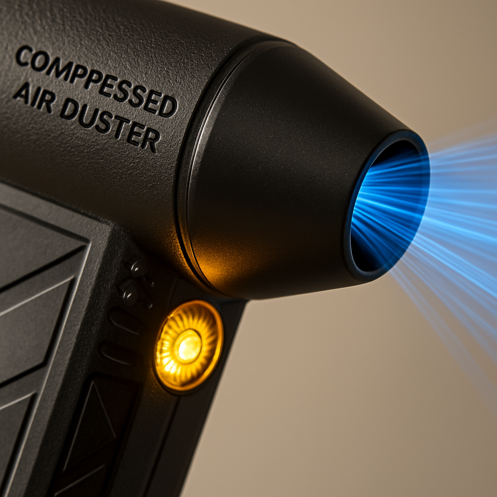 Compressed Air Duster with LED Light for Home Use LJGDeals